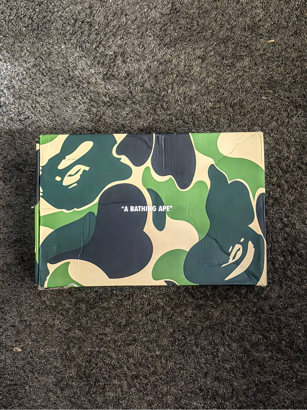 A Bathing Ape black and white patent